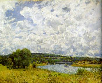 Alfred Sisley : The Seine at Suresnes